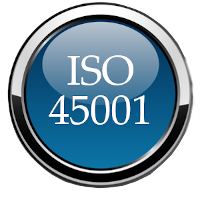 NL ISO 45001 glossy ball blue